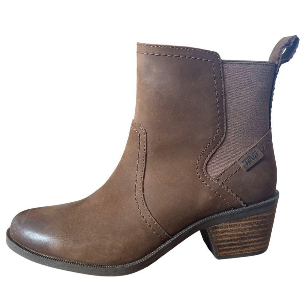 TEVA WOMEN ANAYA CHELSEA WP BISON WATERPROOF BOOT US 6